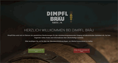 Desktop Screenshot of dimpfl-bier.de